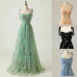 JVDV Elegant Party Dress Prom Dresses Mint Green Adjustable Straps Love Tulle Tea Length Wedding Party Graduation Dress 240415