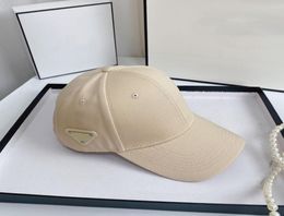 Luxury designer casquette metal triangle logo cap summer solid Colour Ball Caps3670598