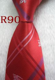 R90 100Silk Jacquard Woven Handmade Men039s Tie Necktie0121330047