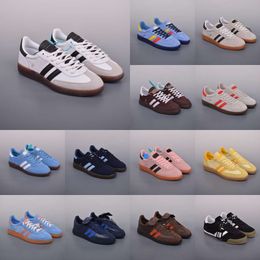 Handballs Spezially Navy Running Shoes Woman Men Almost Yellow Black Grey Brown Gum Light Blue White Clear Pink Arctic Night Sneakers