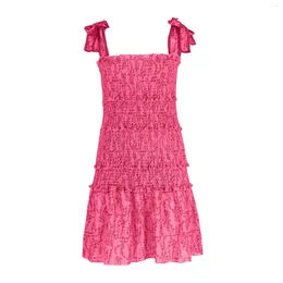 Casual Dresses Summer Women'S Sexy Lace-Up Chest-Wrapped Pleated Waist-Hugging Butt-Hugging Dress And Short Fashionable Simple