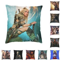 Pillow Luxury Xena Warrior Princess Cover Polyester Adventure Fantasy TV Case Living Room Decoration Pillowcase