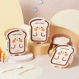 Bento Boxes Childrens cartoon lunch box cute outdoor picnic food container fruit snack storage Q240427