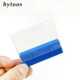 Bits HYTOOS 6 Hole Plastic Nail Drill Bits Holder 3/32" Stand Drills Storage Box Container Case Nails Accessoriess