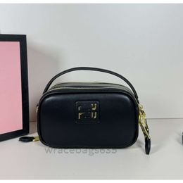 2024new double zipper camera bag simple shoulder bag small chain crossbody bag manufacturers direct sales