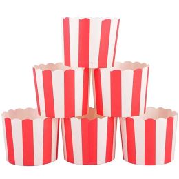 Moulds 50pcs Stripe Cupcake Paper Cup Greaseproof Cupcake Wrapper Paper Muffin Cupcake Baking Cup Cupcake For Party