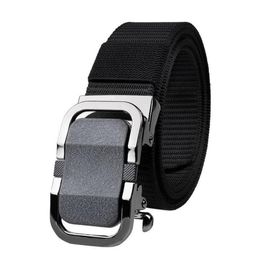 Belts Fashion Mens Metal Slide Buckle Nylon Quick Drying Breathable Cowboy Jeans Accessories 34cm Outdoor Waist Strap Cinto8035815