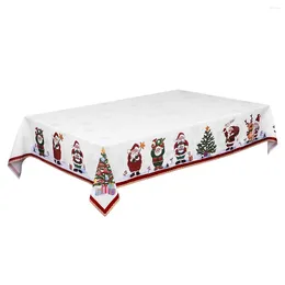 Table Cloth Christmas Runner Dinner Tablecloth Party Supplies Household Picnic Mat