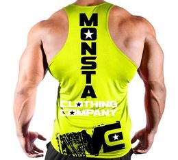 Men's Tank Tops New mens brand gym quick drying clothing bodybuilding vest sleeveless breathable top mens underwear fashion casual vestL2404