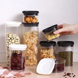 Storage Bottles Transparent Fresh-Keeping Box Food Containers Kitchen Grain Tanks Organizer Plastic Boxes Household Items