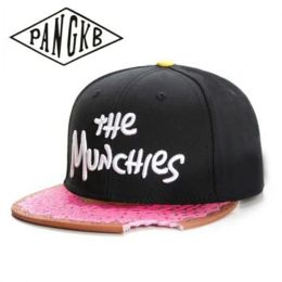 Softball PANGKB Brand MUNCHIES CAP snacks pink snapback hat men women adult hip hop Headwear outdoor casual sun baseball cap gorras bone