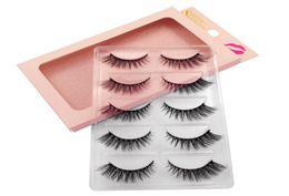 Tamax G900 5 pair 3D Mink Eyelashes Natural Long False Mink Lashes 1cm15cm Hand Make Makeup Full Strip LashesTamax G900904 3d m5608786