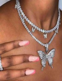 Hip hop Butterfly Necklace01234567891011121314990646501239563132