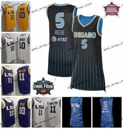 Angel Reese LSU Tigers Basketball Jerseys Mens Womens Stitched Hailey Van Lith LSU Jersey Chicagos Sky Jersey 2024
