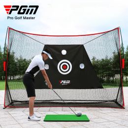 Aids PGM 3m Big Golf Net Trainer Set Indoor Outdoor Multifunction Nylon fabric Swing Cutting Chipping Practice Accessories LXW023