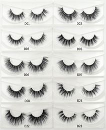 viso Lash Eyelashes 3D Real Mink Lashes HandMade Thick Natural False Eye Lashes Makeup Glitter Packing DSeries 11 Styles1266673