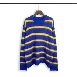 Designertröjor Retro Classic Fashion Cardigan Sweatshirts Men tröja brev broderi Rund hals Bekväm jumper 2264