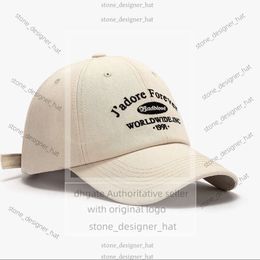 Designer Hat Korean Badflood White Couple Hard Top Baseball Hat Women's Spring/summer Duck Tongue Hat Men's Fashion 3891
