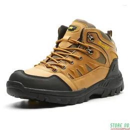 Fitness Shoes Non-slip Hiking Men High Top Trekking Climbing Sneakers Male Tactical Camping Walking Boots