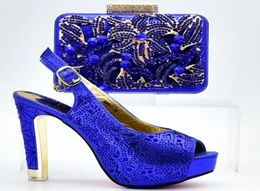 Whole italian African shoes and bag shoe and bag set for nigeria party women designer ladies matching bag2008676