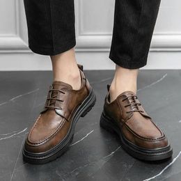 Dress Shoes Party British Board Men's European Station Fashion Casual Korean Leather Formal Wear