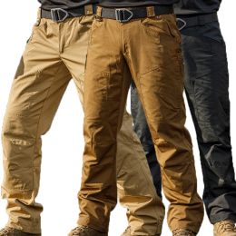 Pants Tactical Cargo Pants Men Combat Trousers Army Military Pants Multiple Pockets Working Hiking Pants Casual Ripstop Men's Trousers