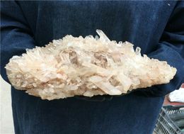 BNatural clear quartz cluster specimen crystal healing specimen 20217060966