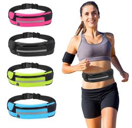 Waterproof Running Waist Bag Canvas Sports Jogging Portable Outdoor Phone Holder Belt Bag Women Men Fitness Sport Accessories7045561