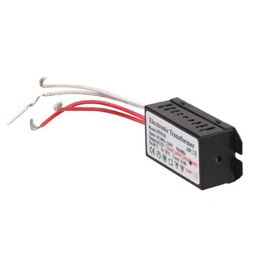 110V to 12V 60W Halogen Light Power Supply Converter Electronic Transformer Black7727569