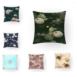 Pillow Natural Landscape Cover Chinese Style Printed Artistic Multicolor Square Pillowcase Sofa Fall Decorative E2006g Fashion