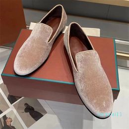 round toe women flat loafers runway designer high quality slip on women outside walking soft comfortable flat causal shoes women loafers