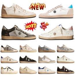 Platform Vintage Womens Ggdg Ball Star Golden Goode Sneakers Low OG Original Italy Brand Handmade Designer Casual Shoes Luxury Suede Leather Upper Silver Trainers
