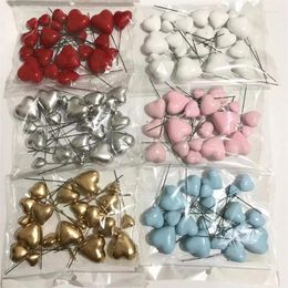 Party Supplies Cake Topper 20pcs Gold Silver Heart Happy Birthday Diy Cupcake Flag Wedding Christmas Ball Decor Decoration