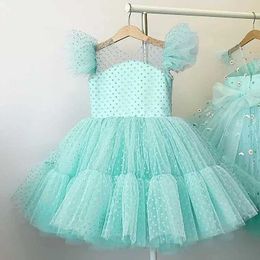 Girl's Dresses Girls Dress Party for 3-10Y Kid 2024 New Children Costumes Ball Gown Birthday Prom Wedding for Elegant Princess Dress for Summer