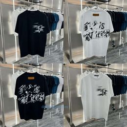 T Shirt Men Designer Mens Tshirt Limited Edition Womens Chest Letters Fashion Sportwear Lovers Summer Shirts for Man European and American Sizes