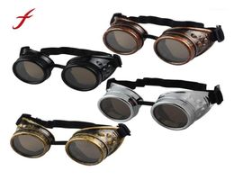 Sunglasses Steampunk Goggles 2021 Fashion Arrival Vintage Round Mirror Style Welding Punk Glass Cosplay Whole Eyewear13765653