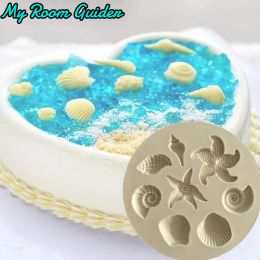 Moulds Shell Sea Fondant Mould Conch Shell Round Silicone Shell Baking Mould DIY Candy Cake Soap Jelly Sorbet Chocolate Mould