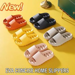 fashion High heel slippers summer womens thick bottom nonslip bathroom couple household EVA sandal Mens 240417