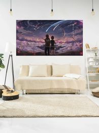 Tapestries Anime Your Name Printed Tapestry Wall Covering Wall Hanging Carpet Bedroom Decor Background Cloth Home Decoration