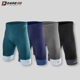 Men's Shorts Darevie Bicycle Mens 3D Cushion 7cm Leg Anti slip High Quality Lycra MTB Road Q240427