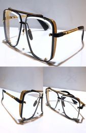 SIX LIMITED EDITION designer glasses metal vintage Goggle optical glasses fashion style square frameless UV 400 lens with case top3085645
