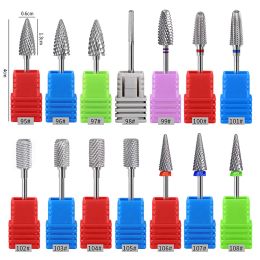 Bits Carbide Nail Drill Bits Rotate Electric Ceramic Milling Cutter For Manicure Gel Polish Remover Nail Files Pedicure
