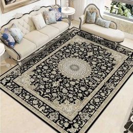 Carpets VIKAMA Office Carpet Persian Home Living Room Tea Table Carpet Simple Bedroom Bed Covered With Large Area Of Cushions