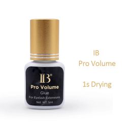 Tools 5ml IB Pro Volume Glue for Eyelash Extensions 1s Fast Drying IB Gold Cap False Eyelash Glue Professional Adhesive Makeup Tools