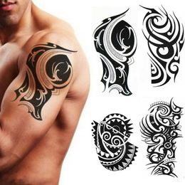 Tattoo Transfer Words Language Waterproof Temporary Tattoo Sticker Fake Tatoo For Women Men Black Love Text Word Letter Body Art Arm Couple 240426