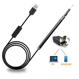 2024 Two-in-one Ear Endoscope 5.5mm High-definition Ear Canal Endoscope Otoscope Visual Ear Pick Endoscopefor visual ear cleaning tool