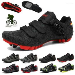 Cycling Shoes Men Sneaker Mtb Flat SPD Mountain Bike Self-Locking Cleat Bicycle Women Trail Speed Road Footwear