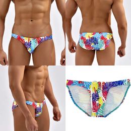 Swimwear Men's Sexy N Waist Swimsuit Mens Swimming Briefs Bikini Men Swim Trunks Young Man Bathing Suit Beachwear Surf Short Wear 230515