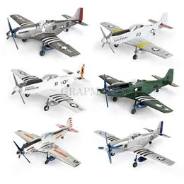 3D Puzzles 1/48 4D Mustang Fighter Assembly Model US World War II P51 Aircraft Adhesive Colourless Separation Rapid ImplantationL2404