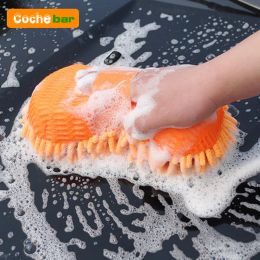 appliances Car Wash Microfiber Car Washer Sponge Cleaning Car Care Detailing Brushes Washing Towel Auto Gloves Styling Accessories Gadget